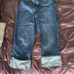 Banana Republic Straight Leg Jeans in Deep Blue